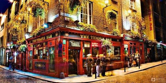 味蕾<br/>去都柏林最有名的temple bar，一醉方休